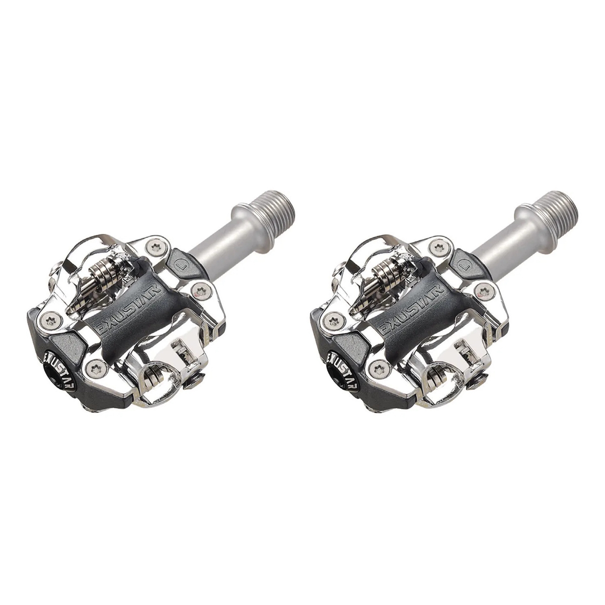 EXUSTAR Coppia Pedali MTB SPD E-PM213 Alluminio